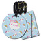 Rainbows and Unicorns Plastic Luggage Tag (Personalized)
