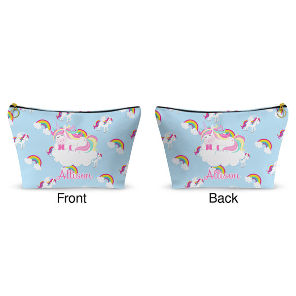Rainbows and Unicorns Makeup Bag (Front and Back)
