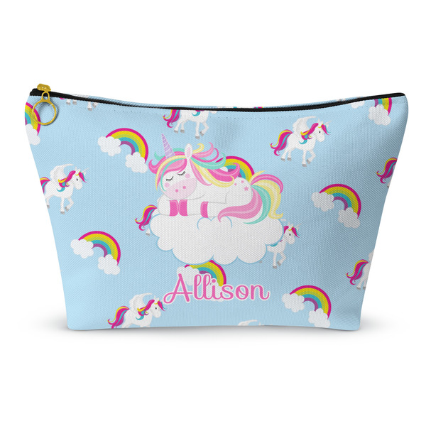 Custom Rainbows and Unicorns Makeup Bag - Small - 8.5"x4.5" w/ Name or Text