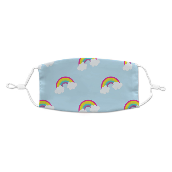 Custom Rainbows and Unicorns Kid's Cloth Face Mask - Standard
