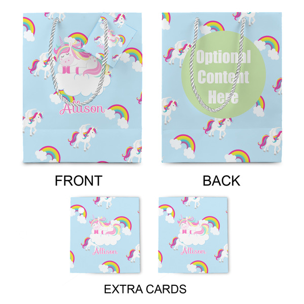 Rainbows and Unicorns Medium Gift Bag - Approval