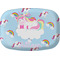 Rainbows and Unicorns Melamine Platter w/ Name or Text