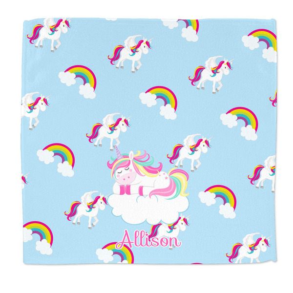 Custom Rainbows and Unicorns Microfiber Dish Rag (Personalized)