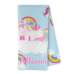 Rainbows and Unicorns Kitchen Towel - Microfiber (Personalized)