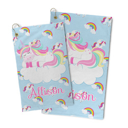 Rainbows and Unicorns Microfiber Golf Towel (Personalized)