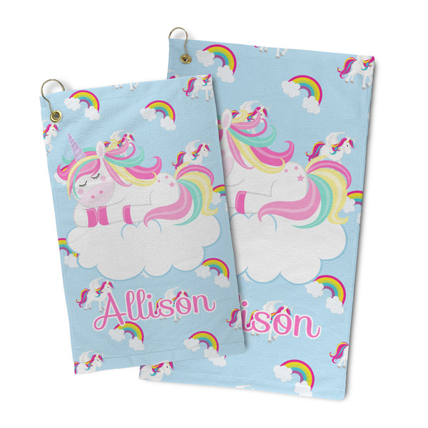 Rainbows and Unicorns Microfiber Golf Towel - PARENT/MAIN