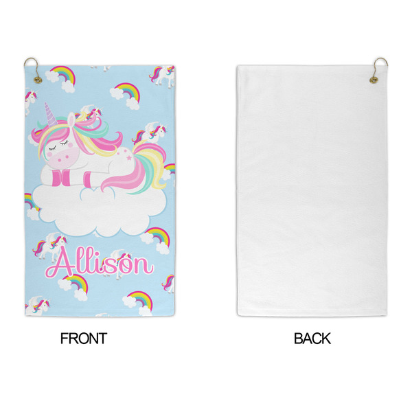Rainbows and Unicorns Microfiber Golf Towels - APPROVAL