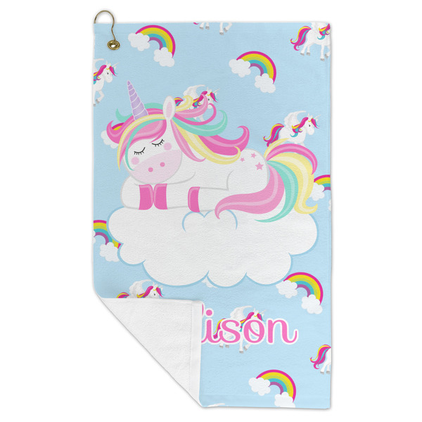 Rainbows and Unicorns Microfiber Golf Towels - FOLD