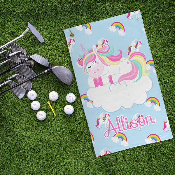 Rainbows and Unicorns Microfiber Golf Towels - LIFESTYLE