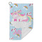 Rainbows and Unicorns Microfiber Golf Towels Small - FRONT FOLDED