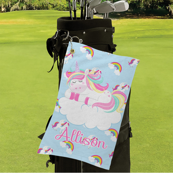 Rainbows and Unicorns Microfiber Golf Towels - Small - LIFESTYLE