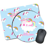 Rainbows and Unicorns Mouse Pad (Personalized)