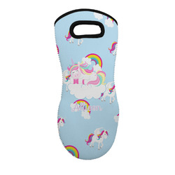 Rainbows and Unicorns Neoprene Oven Mitt w/ Name or Text