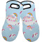 Rainbows and Unicorns Neoprene Oven Mitts - Set of 2 w/ Name or Text