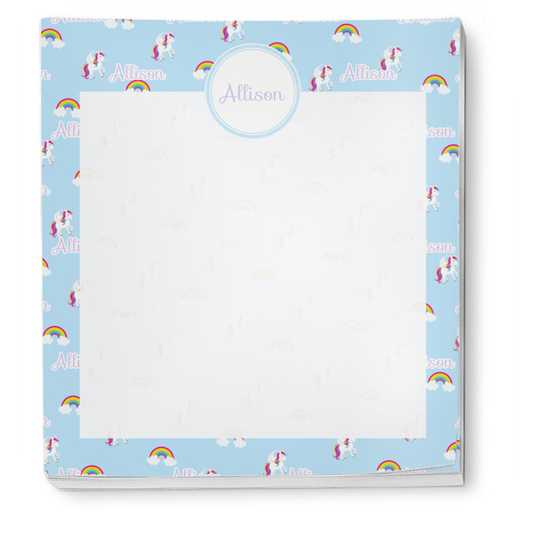 Rainbows and Unicorns Notepad - Apvl
