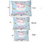 Rainbows and Unicorns Outdoor Dog Beds - SIZE CHART