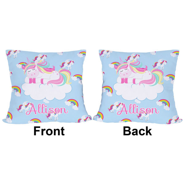 Rainbows and Unicorns Outdoor Pillow - 20x20