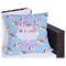 Rainbows and Unicorns Outdoor Pillow - 18" w/ Name or Text