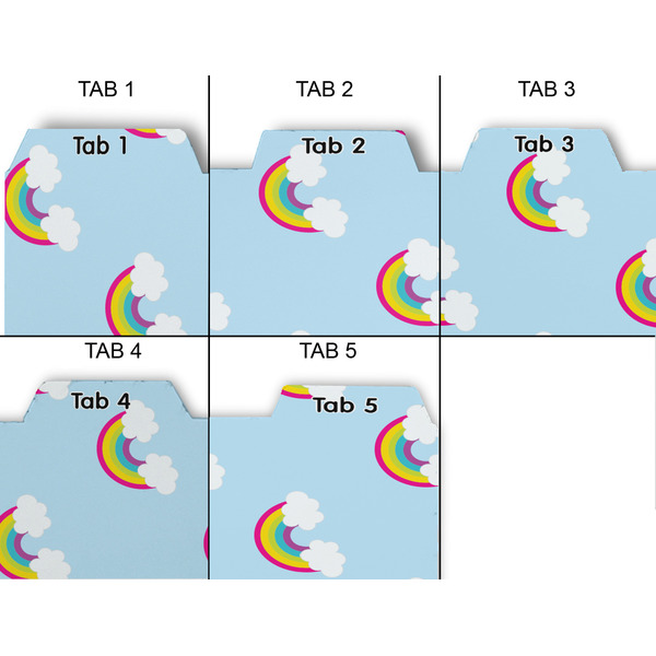 Rainbows and Unicorns Page Dividers - Set of 5 - Approval