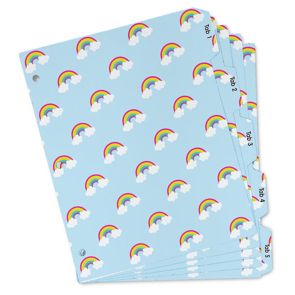Custom Rainbows and Unicorns Binder Tab Divider Set (Personalized)