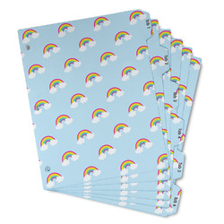 Rainbows and Unicorns Binder Tab Divider - Set of 6 (Personalized)