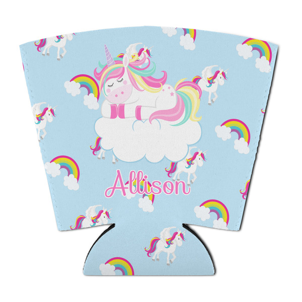 Rainbows and Unicorns Party Cup Sleeves - with bottom - FRONT