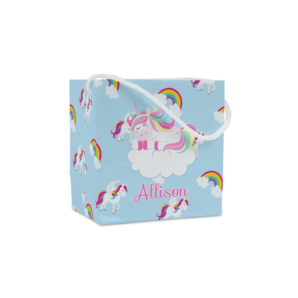 Custom Rainbows and Unicorns Party Favor Gift Bags - Gloss (Personalized)