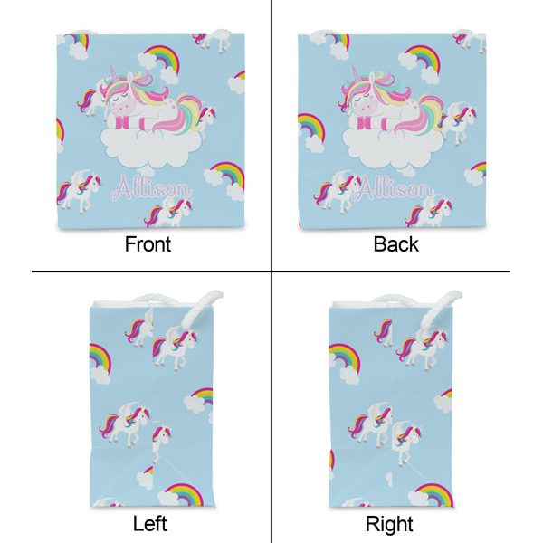 Rainbows and Unicorns Party Favor Gift Bag - Matte - Approval