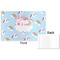 Rainbows and Unicorns Disposable Paper Placemat - Front & Back