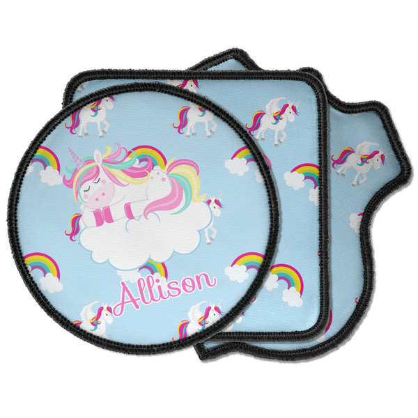 Custom Rainbows and Unicorns Iron on Patches (Personalized)