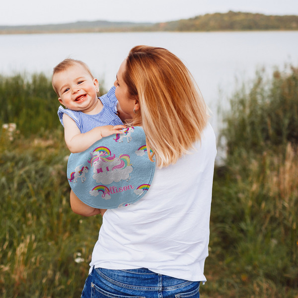 Rainbows and Unicorns Peanut Shaped Burp - Lifestyle