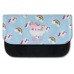 Rainbows and Unicorns Canvas Pencil Case w/ Name or Text