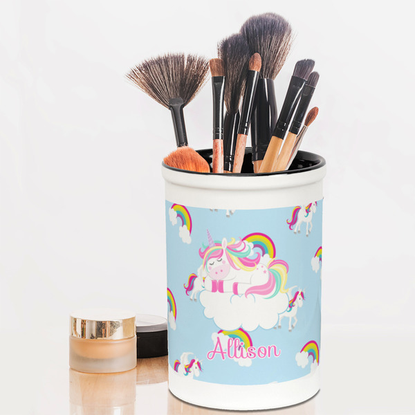 Rainbows and Unicorns Pencil Holder - LIFESTYLE makeup