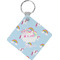 Rainbows and Unicorns Diamond Plastic Keychain w/ Name or Text