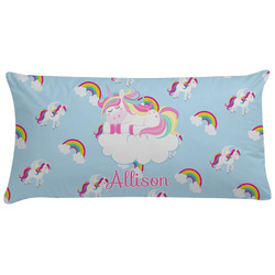 Rainbows and Unicorns Pillow Case - King w/ Name or Text