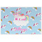 Rainbows and Unicorns Personalized Placemat (Back)