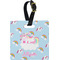 Rainbows and Unicorns Personalized Square Luggage Tag