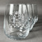 Rainbows and Unicorns Stemless Wine Glasses (Set of 4)