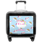 Rainbows and Unicorns Pilot / Flight Suitcase w/ Name or Text