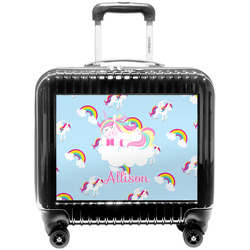 Rainbows and Unicorns Pilot / Flight Suitcase w/ Name or Text