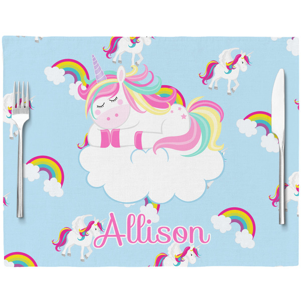 Rainbows and Unicorns Placemat with Props