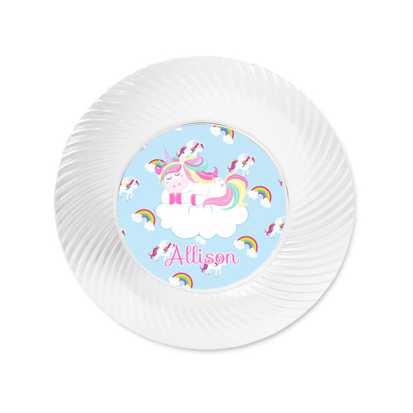 Rainbows and Unicorns Plastic Party Appetizer & Dessert Plates - Approval