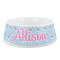 Rainbows and Unicorns Plastic Dog Bowl - Medium (Personalized)