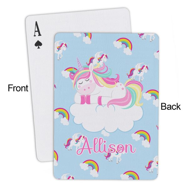 Rainbows and Unicorns Playing Cards - Approval