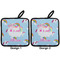Rainbows and Unicorns Pot Holders - Set of 2 APPROVAL