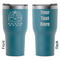 Rainbows and Unicorns RTIC Tumbler - Dark Teal - Double Sided - Front & Back