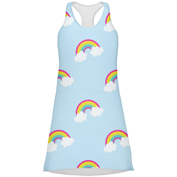 Custom Rainbows and Unicorns Racerback Dress - X Small