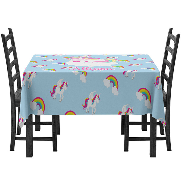 Custom Rainbows and Unicorns Tablecloth (Personalized)