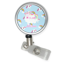 Rainbows and Unicorns Retractable Badge Reel (Personalized)