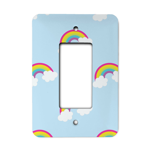 Custom Rainbows and Unicorns Rocker Style Light Switch Cover